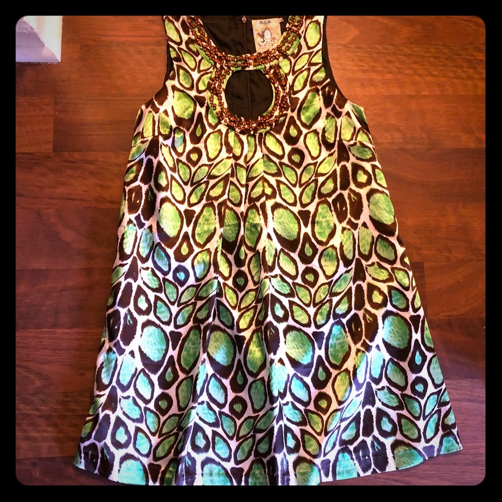 Keyhole cocktail dress